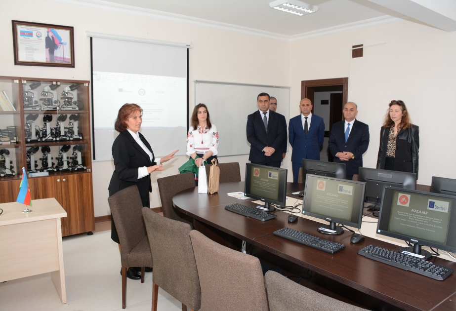 Fransanın Montpelyer Universitetinin əməkdaşları Naxçıvan Dövlət Universitetində olublar