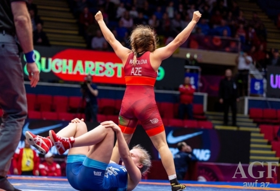 Luchadora azerbaiyana se corona campeona de Europa