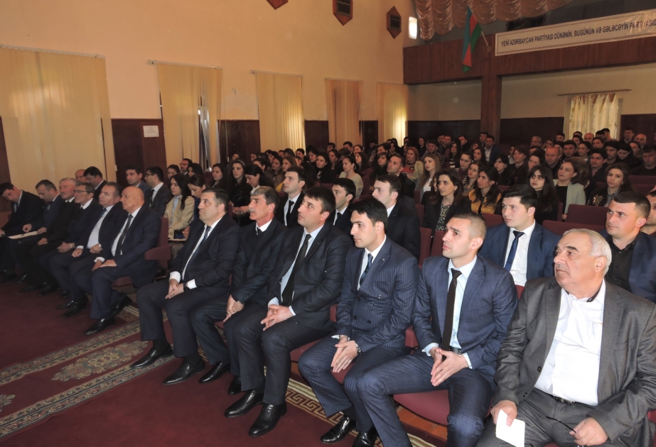 YAP Qax rayon təşkilatı Gənclər Birliyinin üzvləri ictimai-siyasi həyatda fəallığı ilə seçilirlər