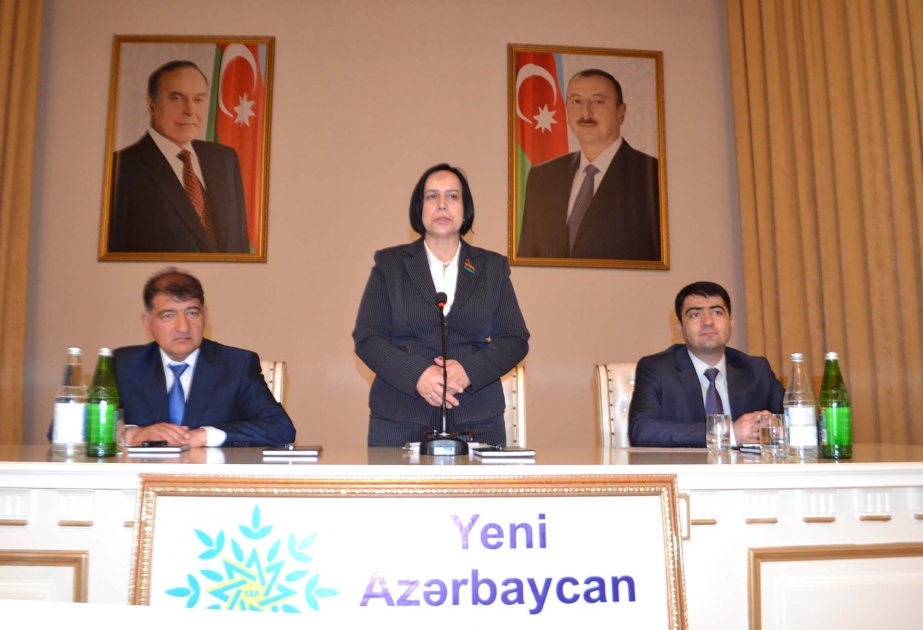 Yeni Azərbaycan Partiyası Ucar rayon təşkilatının gənclər birliyinin V hesabat-seçki konfransı olub