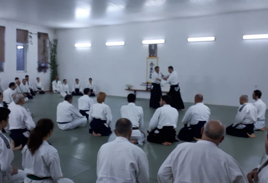 Aykido üzrə respublika seminarının ikinci günü praktiki məşqlərə həsr olunub