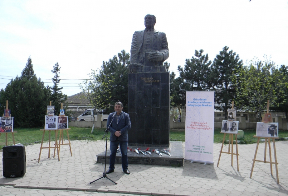 Marneulidə Nəriman Nərimanovun xatirəsi anılıb
