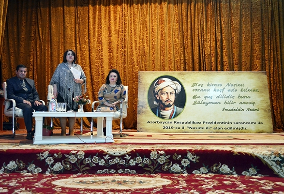 Kürdəmirdə “Nəsimi sözünün qüdrəti” mövzusunda elmi-praktik konfrans keçirilib
