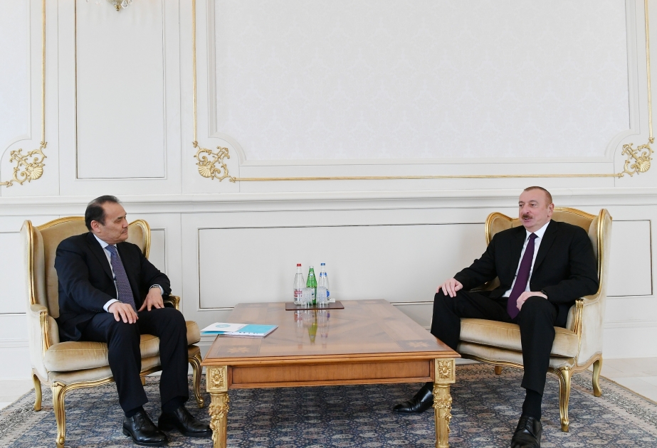 الرئيس الهام علييف يستقبل الأمين العام لمجلس التعاون للدول الناطقة بالتركية