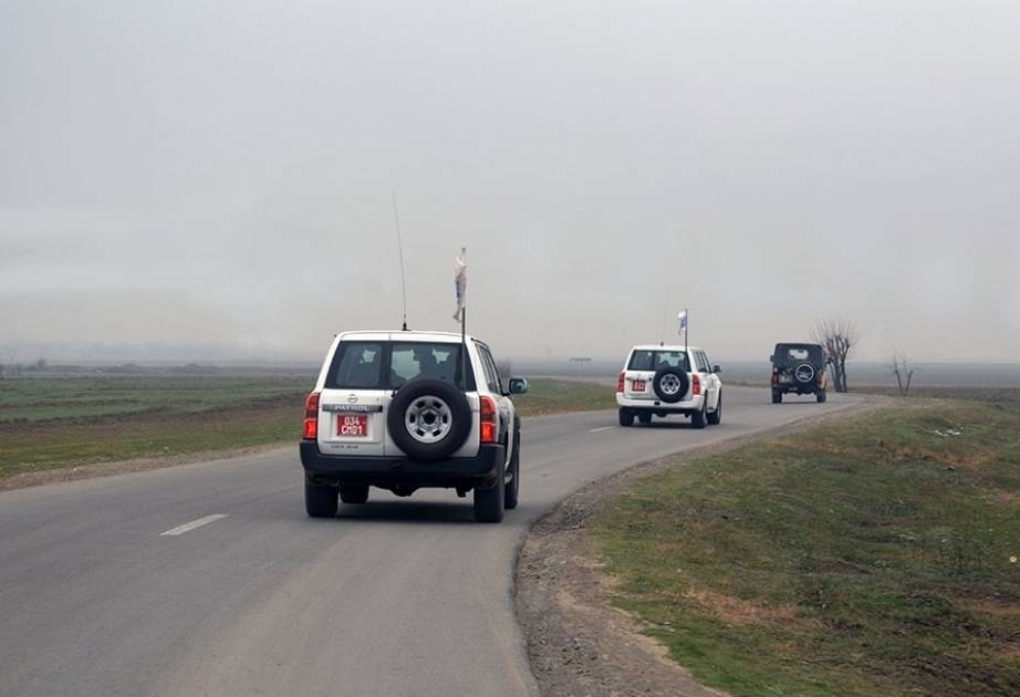 Berg-Karabach-Konflikt: OSZE-Beobachter überwachen Einhaltung von Feuerpause in Richtung Gazach