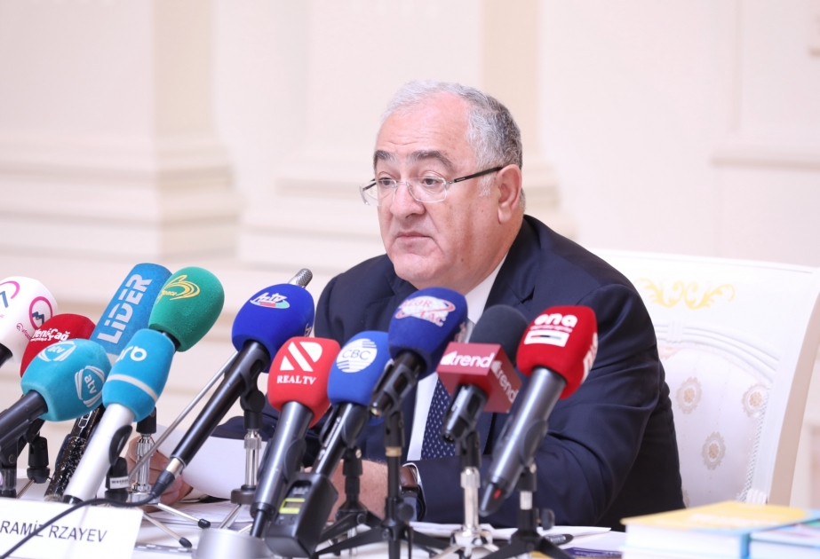 Ramiz Rzayev: Ali Məhkəməyə daxil olmuş işlərin sayı iki faiz artıb