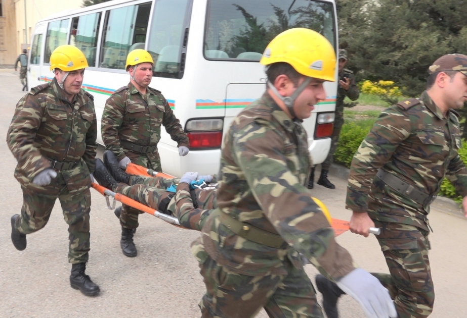 Fövqəladə Hallar Nazirliyinin Akademiyasında təlim-məşq keçirilib
