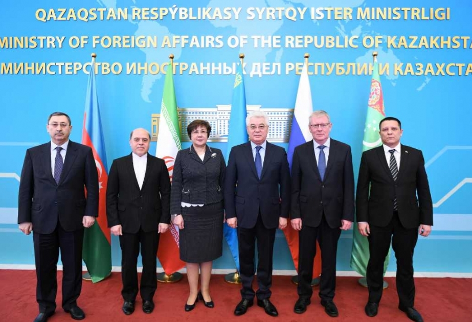 Состоялось заседание рабочей группы высокого уровня по вопросам Каспийского моря