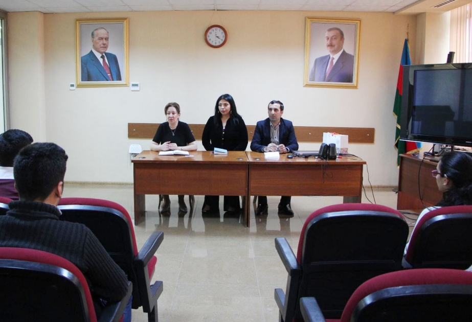 DİM-də 11 nömrəli inteqrasiya təlimli internat məktəbinin şagirdləri ilə görüş keçirilib
