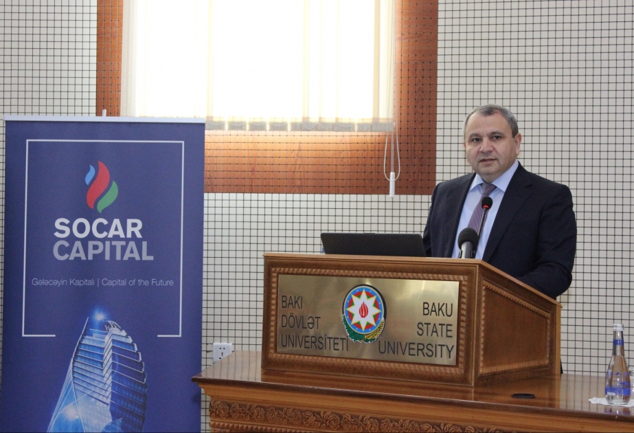 Bakı Dövlət Universitetində SOCAR istiqrazları və “İqtisadiyyat 2.0” mövzusunda konfrans keçirilib