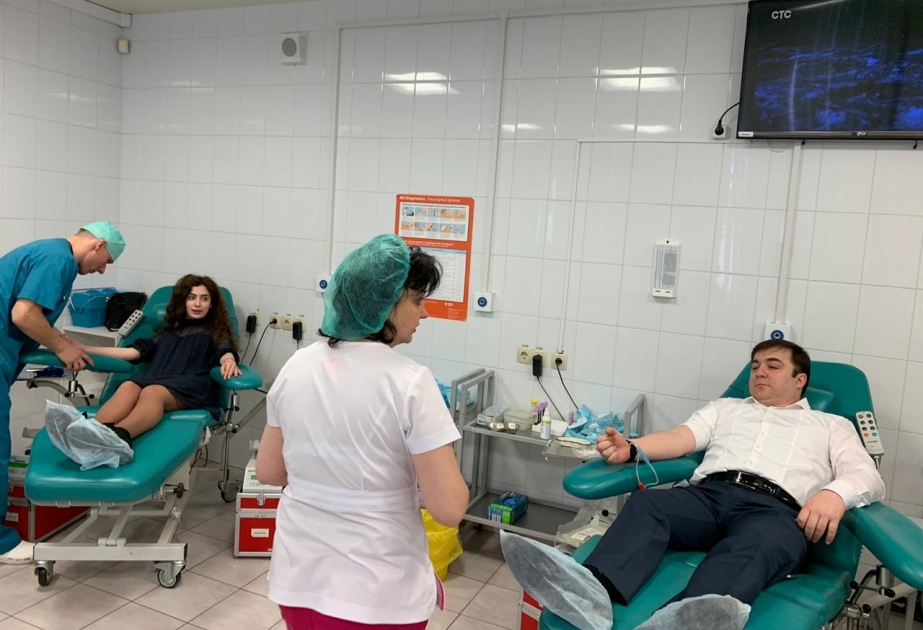 Heydər Əliyev Fondunun vitse-prezidenti Leyla Əliyevanın təşəbbüsü ilə Moskvada “Qanın milliyyəti yoxdur” adlı xeyriyyə aksiyası keçirilib