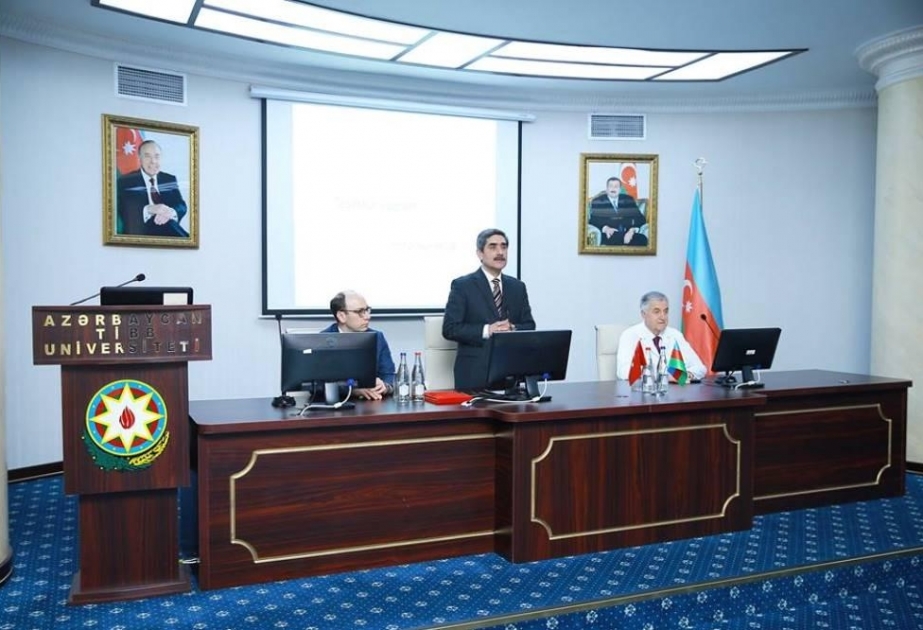 ATU-nun Tədris Cərrahiyyə Klinikasında türkiyəli rektorla görüş olub