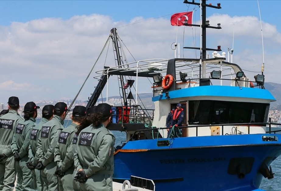 Göyərtəsində 5 ton narkotik maddə aşkarlanan “Pervin oğulları” gəmisi İzmir limanına gətirilib