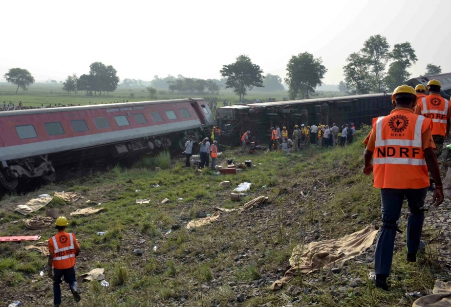 14 injured after 12 coaches of train derail in India