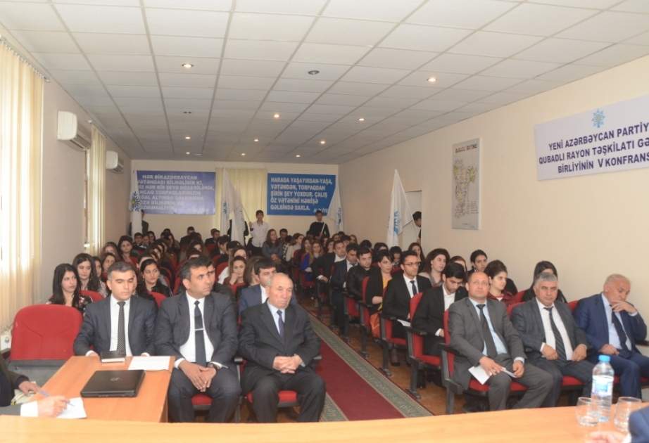 YAP Qubadlı rayon təşkilatının Gənclər birliyinin hesabat-seçki konfransı keçirilib