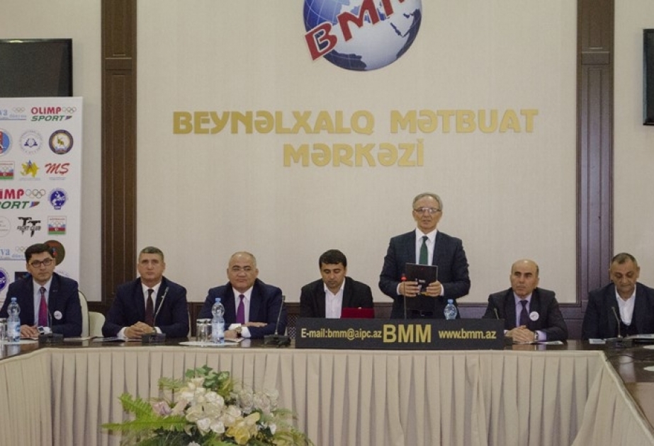 “Olimpsport” jurnalının fəaliyyətə başlamasının 10 illik yubileyi qeyd olunub