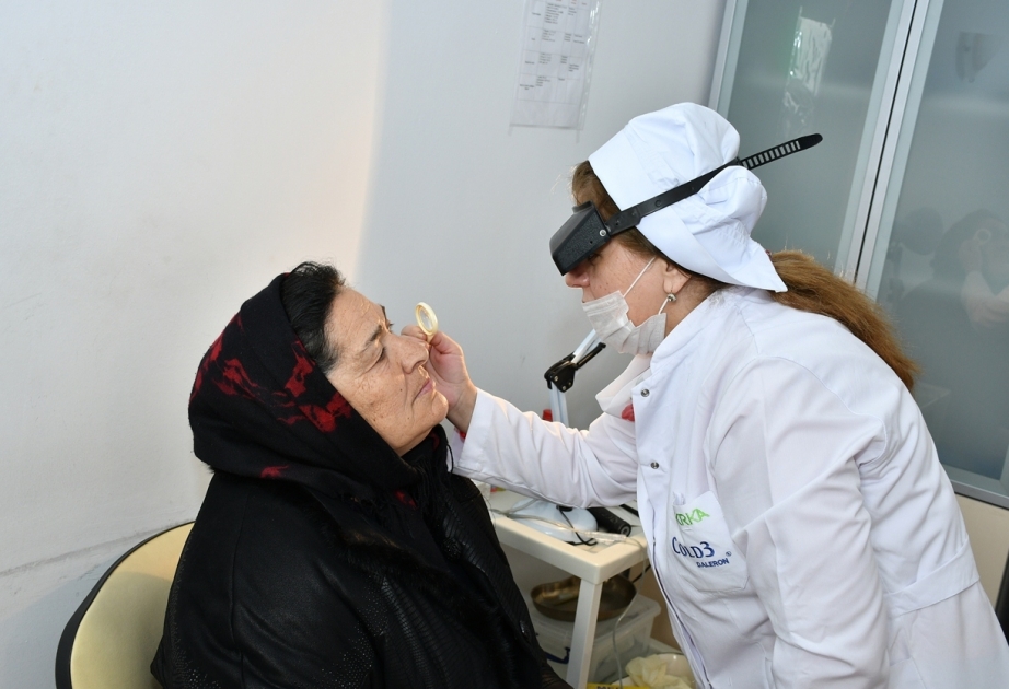 Suraxanıda insanlar tibbi müayinəyə böyük həvəslə gəlirlər