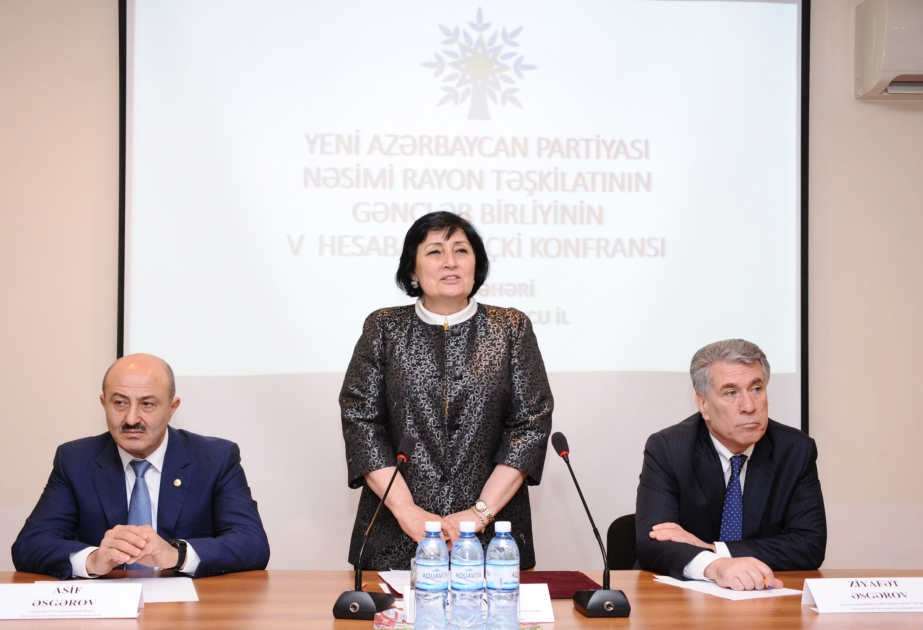 YAP Nəsimi rayon təşkilatı Gənclər Birliyinin V hesabat-seçki konfransı keçirilib