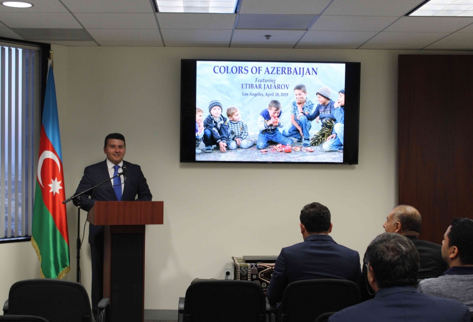 在洛杉矶举办关于阿塞拜疆的展会