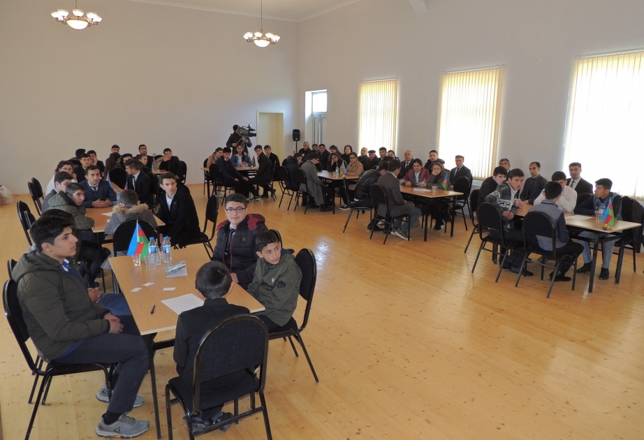 Cocuq Mərcanlıda “Qələbəyə doğru” intellektual oyununun qalibləri mükafatlandırılıb