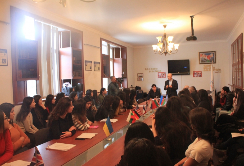 BSU-nun tələbələrinə “İslamda tolerantlıq” mövzusunda mühazirə oxunub