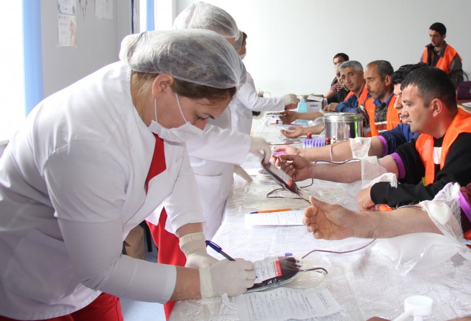 Qəbələdə 195 könüllü talassemiya və hemofiliyalı xəstələr üçün qan verib