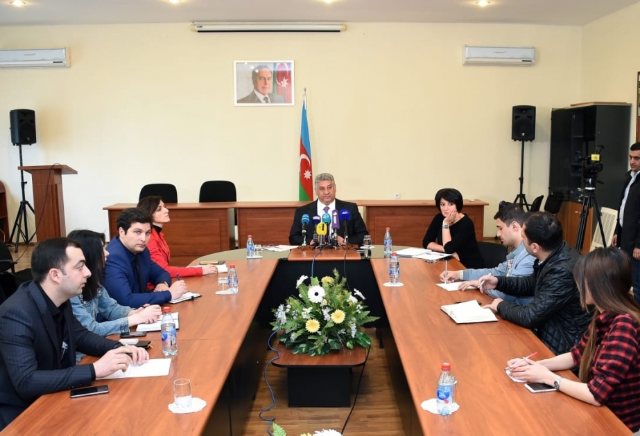 Nazir Azad Rəhimov Formula 1 SOCAR Qran-Prisi ərəfəsində jurnalistlərlə görüşüb VİDEO