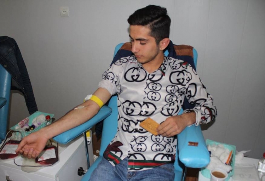 Azərbaycan Texnologiya Universitetinin müəllim və tələbələri qanvermə aksiyasına qatılıb