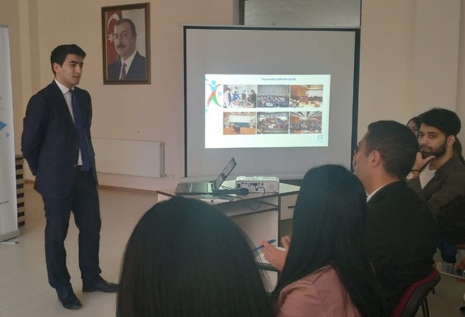 Mingəçevirdə gənclərə Məşğulluq Proqramı barədə məlumat verilib