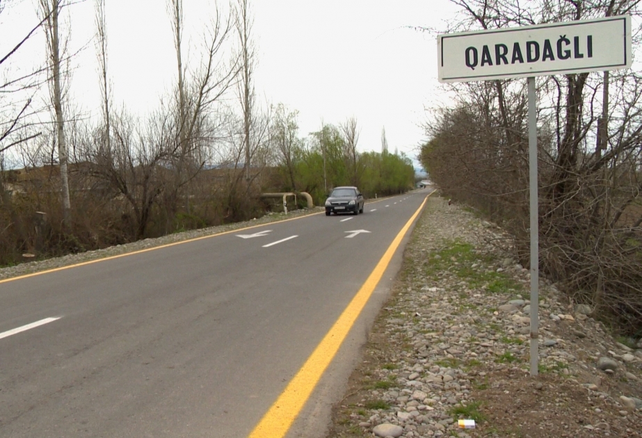 Tərtərdə 6 yaşayış məntəqəsini birləşdirən yeni yol inşa edilib