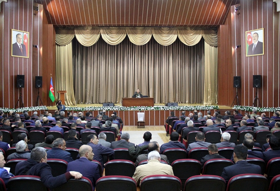 Ehtiyatda və istefada olan hərbi qulluqçuların bir qrupu ilə görüş keçirilib