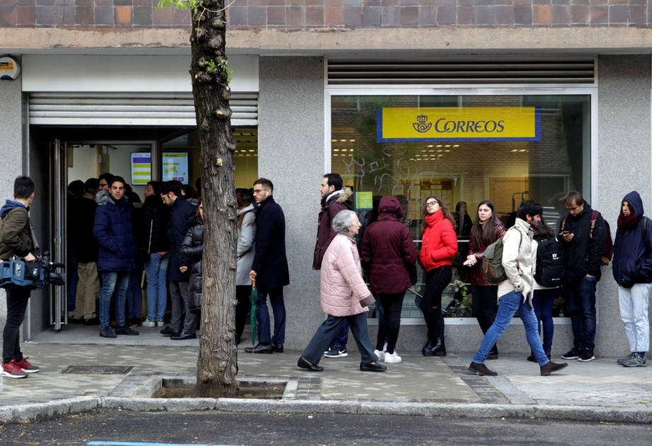 İspaniyada 1,2 milyondan çox seçici vaxtından əvvəl səs verib