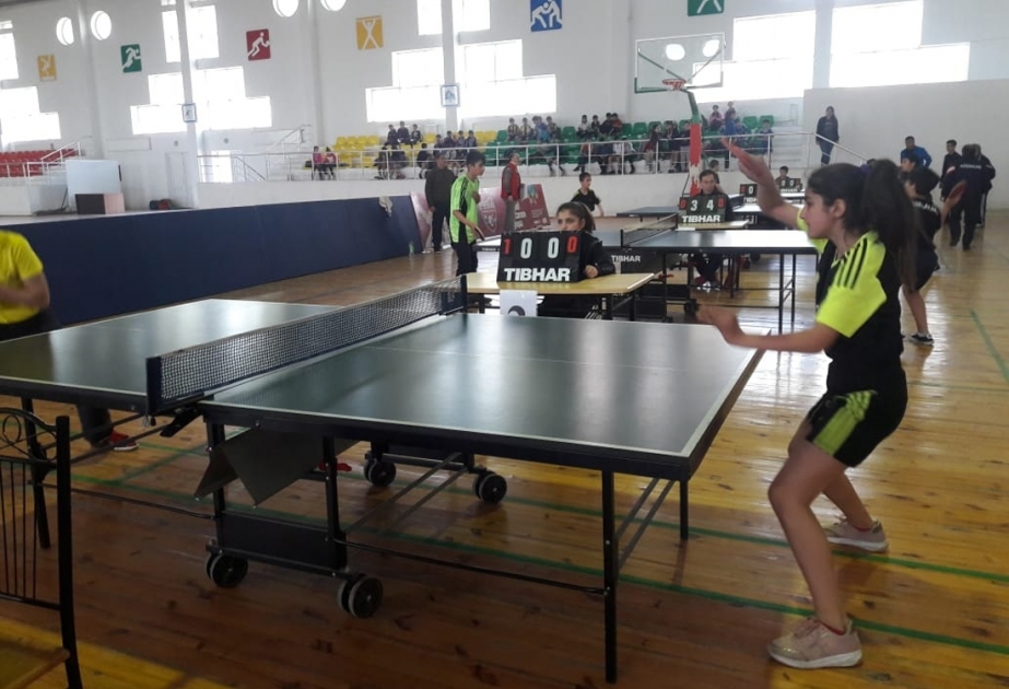 Oğuzda stolüstü tennis üzrə zona yarışında 11 komanda mübarizə aparır
