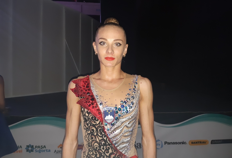 Sloveniyalı idmançı: Gimnastika Azərbaycanda çox sevilir
