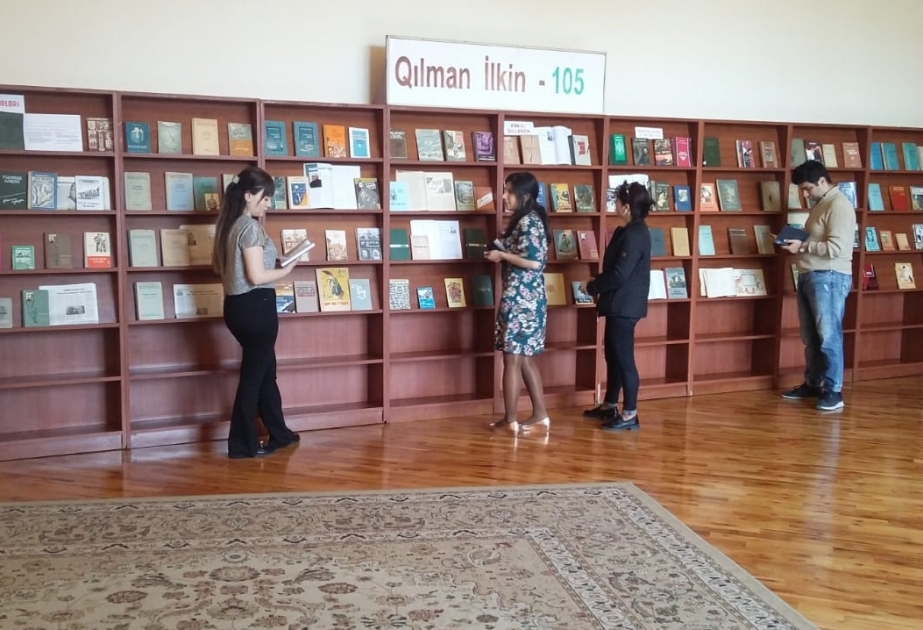 Milli Kitabxanada “Qılman İlkin-105” adlı kitab sərgisi açılıb