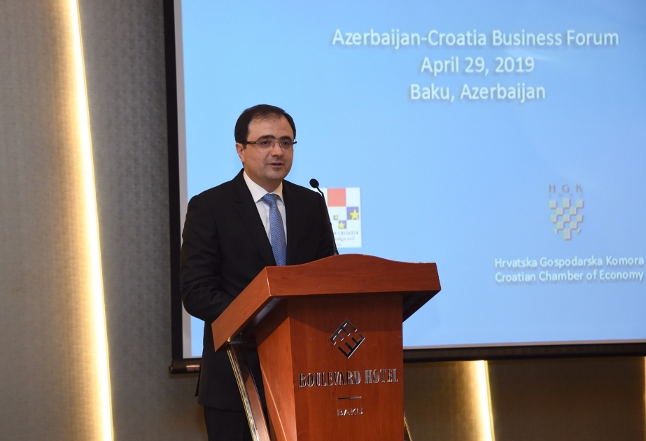 Viceministro: Circulación comercial entre Azerbaiyán y Croacia ha aumentado