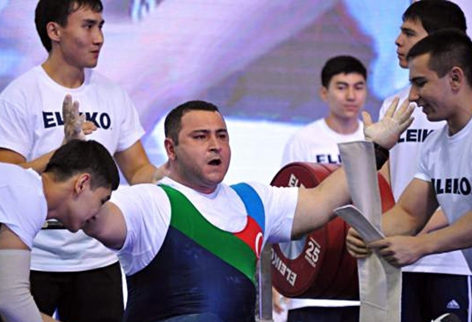 阿塞拜疆残疾运动员斩获第二枚金牌