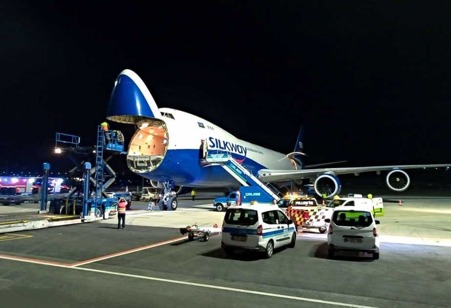 Azerbaijan’s Boeing 747 freighter lands at new Istanbul New Airport for the first time
