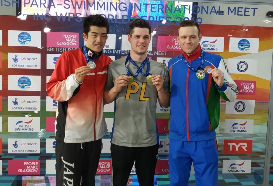 Azerbaijani Paralympic swimmer grabs world bronze