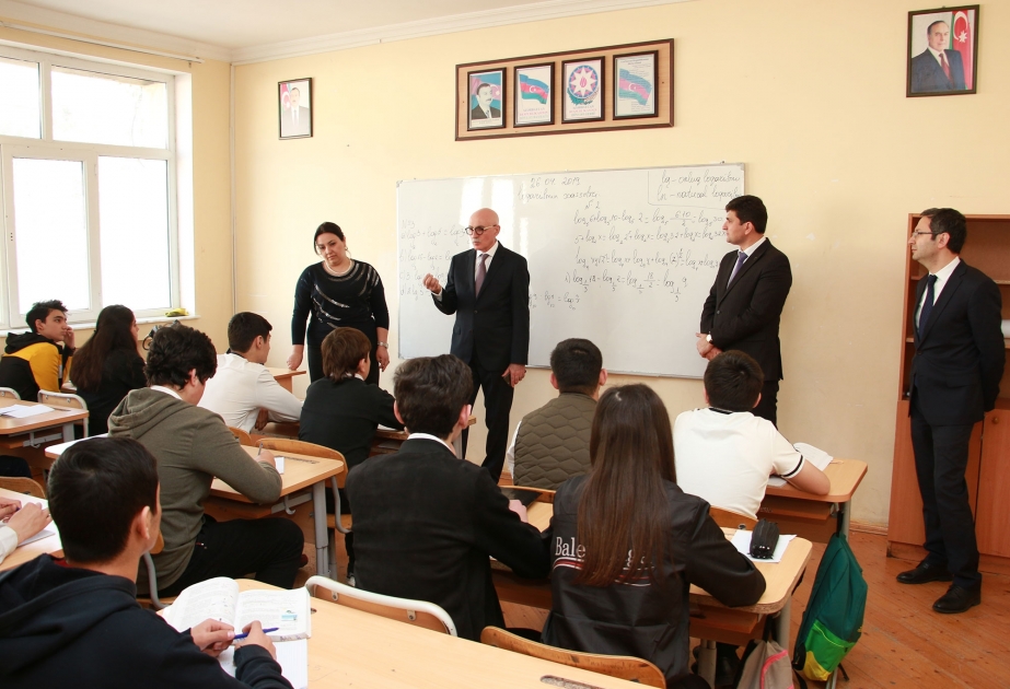 İdman liseyində görüş