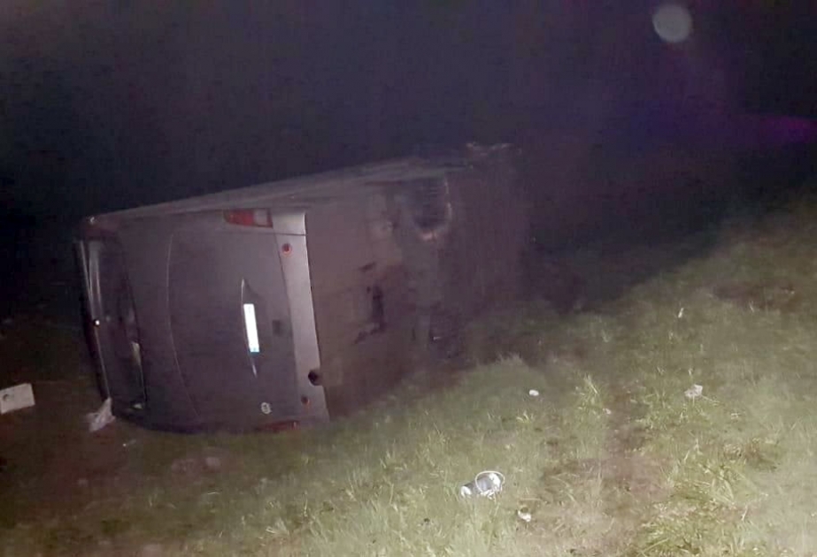 Rusiyada avtobus qəzaya uğrayıb, xəsarət alanlar var