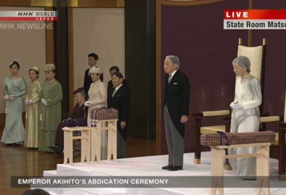 İmperator Akihito taxt-tacdan imtina etdi