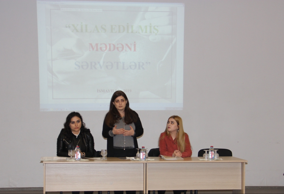 “Xilas edilmiş mədəni sərvətlər” adlı sərgi-seminar keçirilib