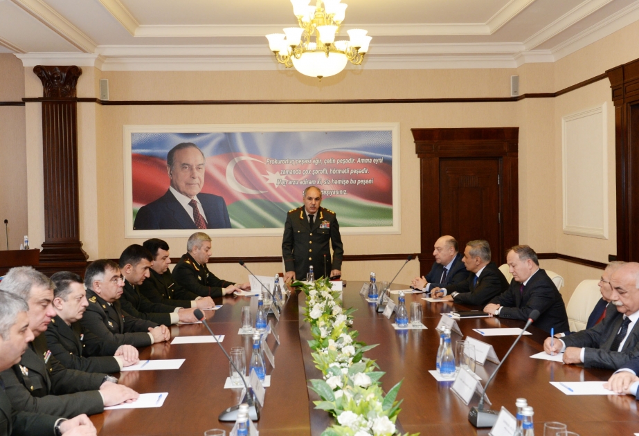 Hərbi Prokurorluqda ulu öndər Heydər Əliyevin Silahlı Qüvvələrimizin yaradılmasında xidmətlərinə dair konfrans keçirilib