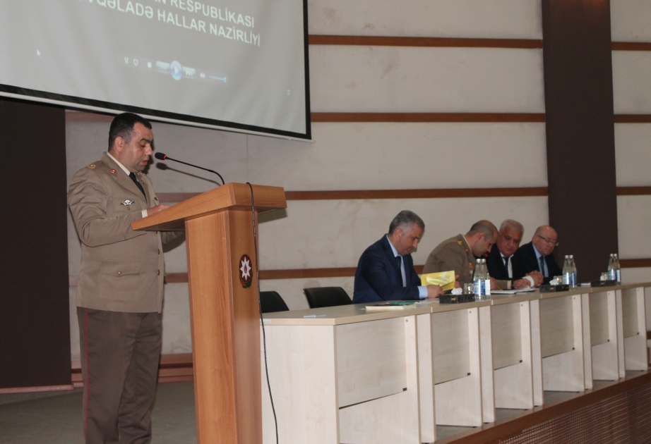 Fövqəladə Hallar Nazirliyinin Dövlət Yanğın Nəzarəti Xidməti seminar-müşavirə keçirib