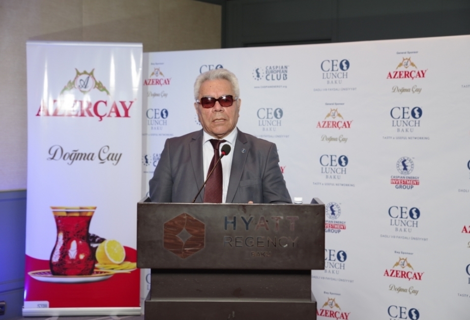 Academician Ziyad Samadzade attends CEO Lunch Baku as honorary guest