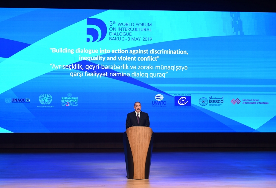 Le 5e Forum mondial sur le dialogue interculturel a débuté à Bakou Le président azerbaïdjanais Ilham Aliyev a été présent à la cérémonie d’ouverture VIDEO