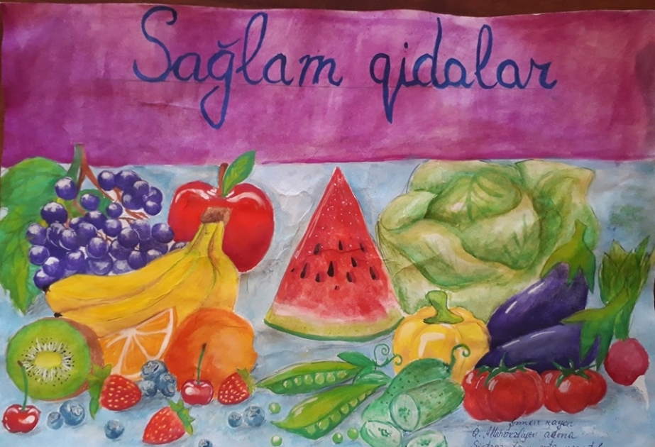 “Təhlükəsiz qida uşaqların gözü ilə” rəsm müsabiqəsi davam edir