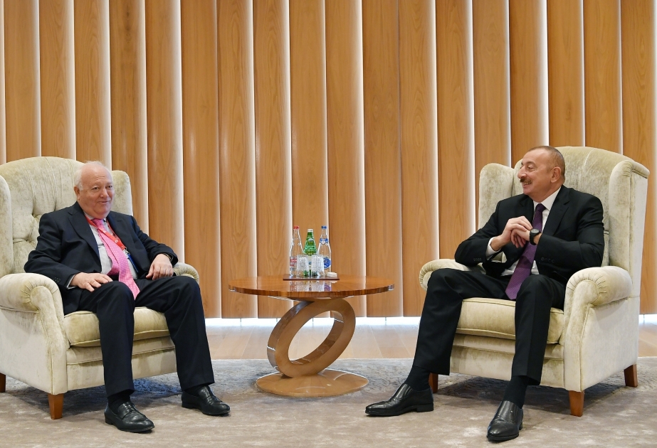 Ilham Aliyev recibe al Alto Representante de las Naciones Unidas para la Alianza de Civilizaciones