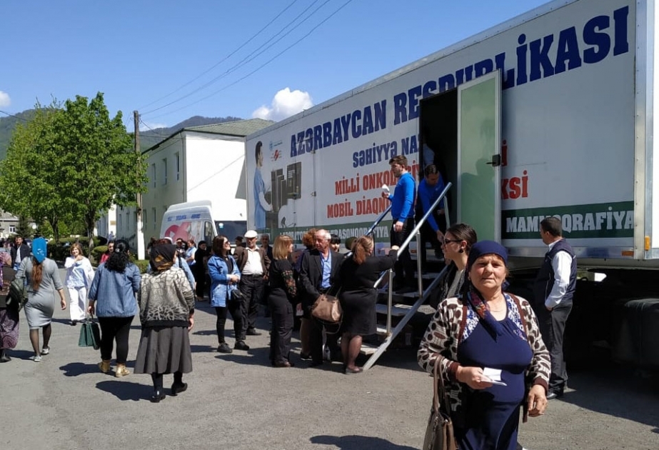 Şəki-Zaqatala bölgəsində onkoloji xəstəliklərin erkən diaqnostikası məqsədilə profilaktik tibbi müayinələr aparılır